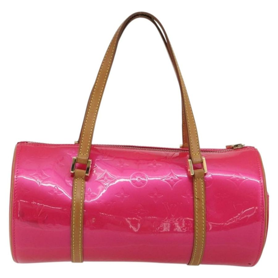 【日本直送】路易威登 Monogram Vernis Bedford 手袋 玫紅色 M91255 LV 正品 190057A-1