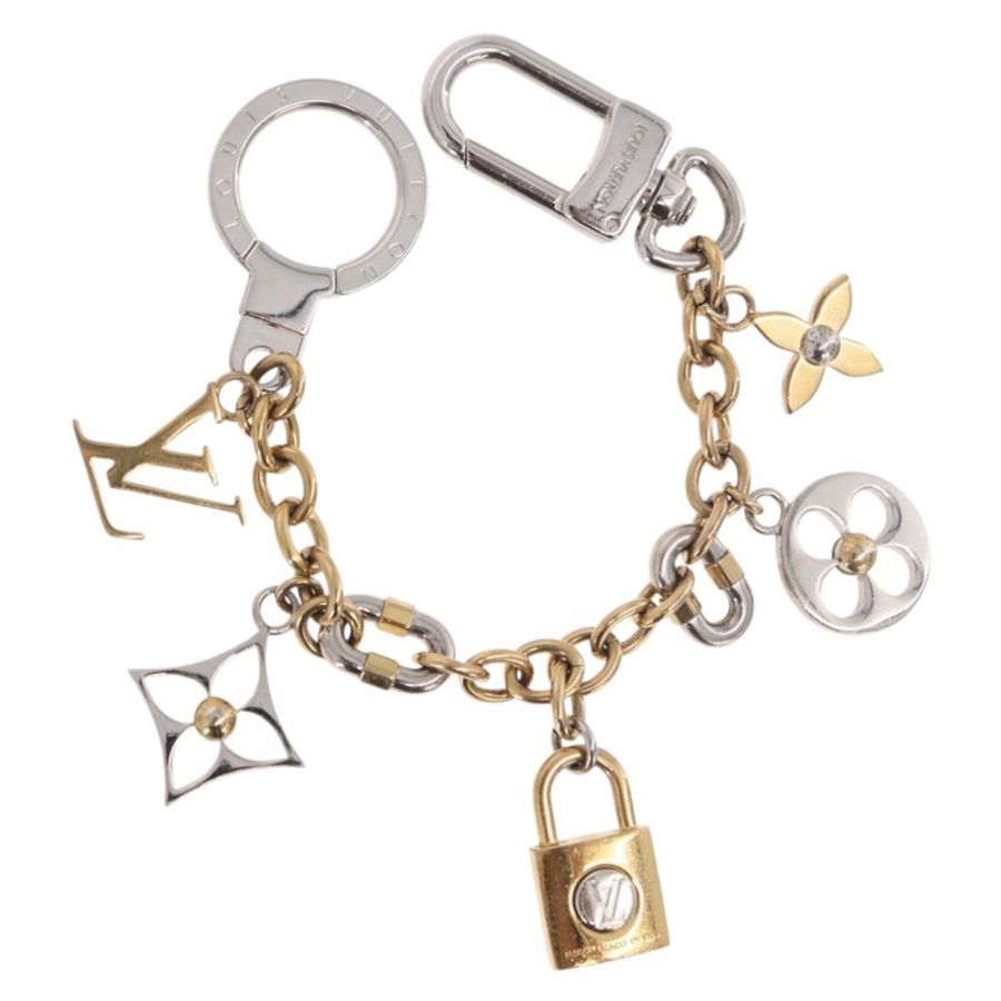 【日本直送】路易威登 (LOUIS VUITTON) 鏈條 LV 鎖頭包飾 金屬金色 M00538 LV 正品 190446M-0