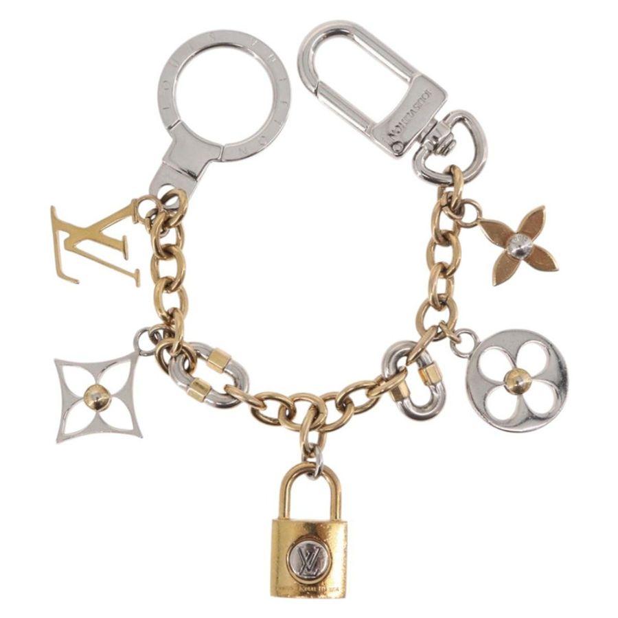 【日本直送】路易威登 (LOUIS VUITTON) 鏈條 LV 鎖頭包飾 金屬金色 M00538 LV 正品 190446M-12