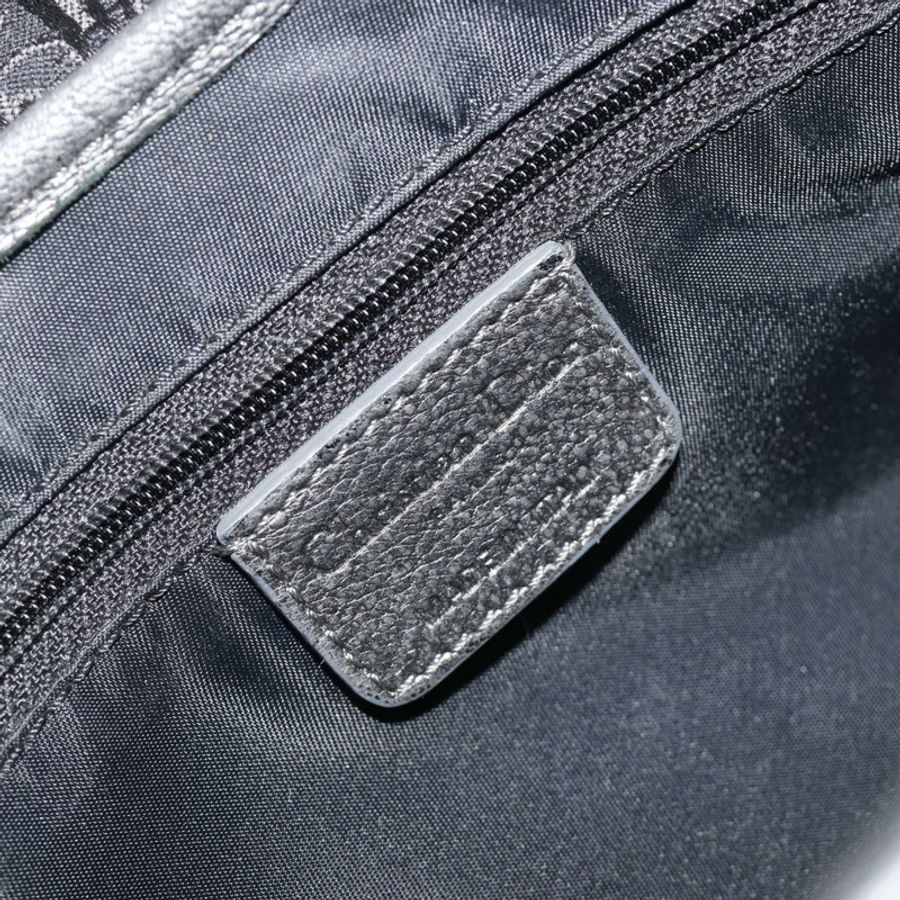 【日本直送】Christian Dior Trotter帆布肩背包 黑色 銀色 正品 186592A-18