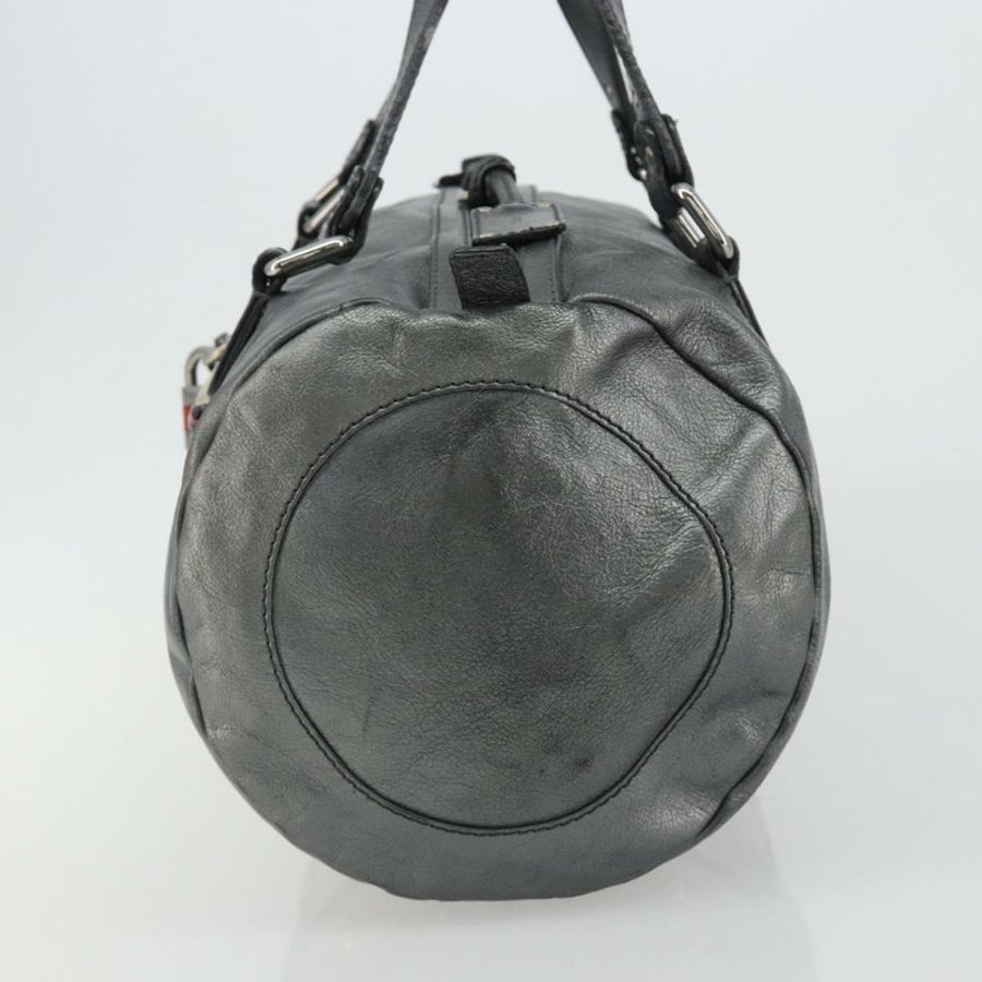 【日本直送】Chloe Mr Paddington 波士頓包 皮革 銀色 正品 190937A-3