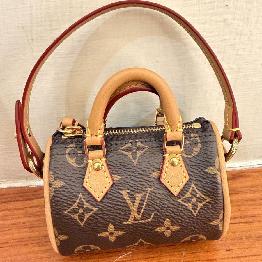 lv 花紋m00544 speedy掛飾😻-0