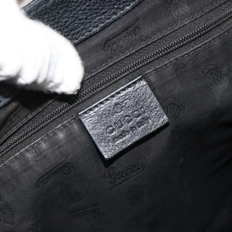 【日本直送】GUCCI GG帆布Guccissima托特包,黑色/金色皮革款,貨號233607,正品編號190389A-14