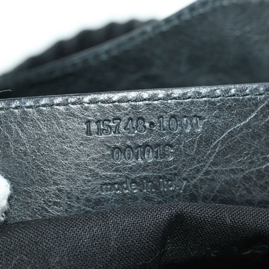 【日本直送】BALENCIAGA 城市手提包,皮革材質,兩用,黑色,貨號 115748,正品號 190388SAM-11