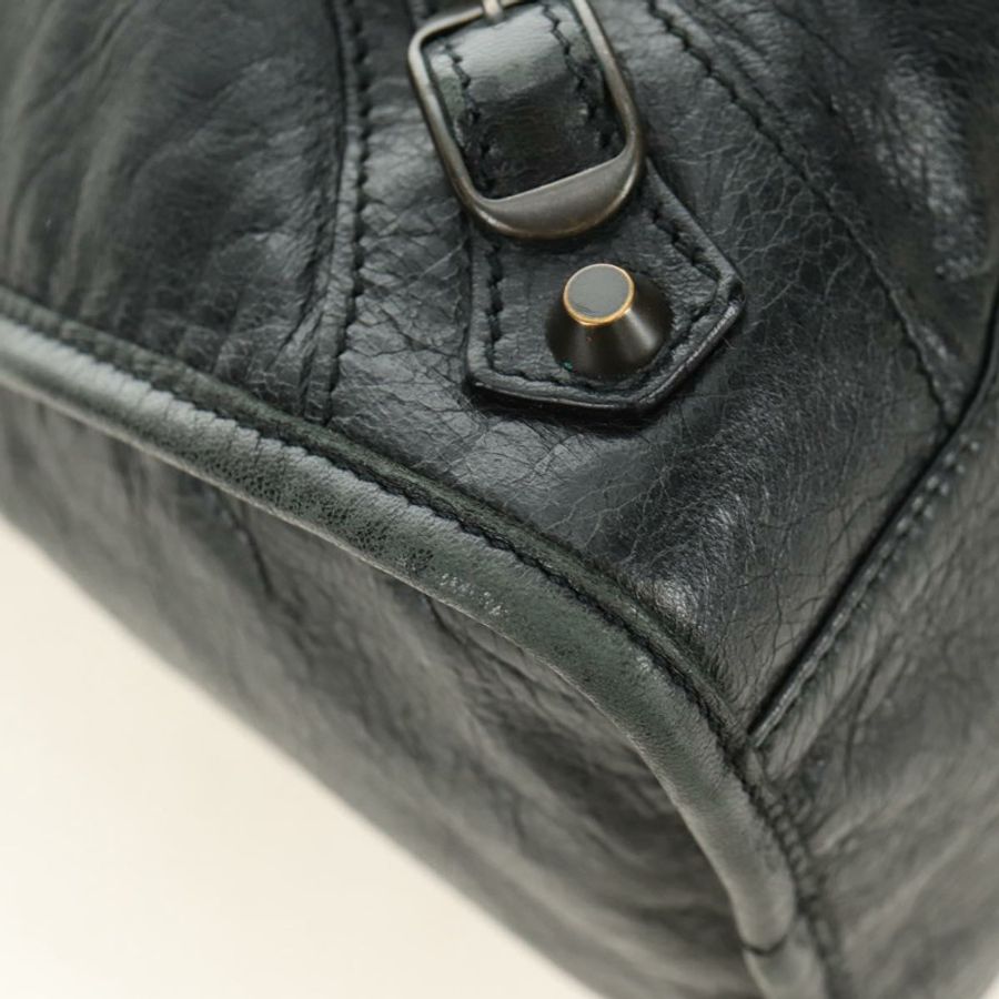 【日本直送】BALENCIAGA 城市手提包,皮革材質,兩用,黑色,貨號 115748,正品號 190388SAM-15