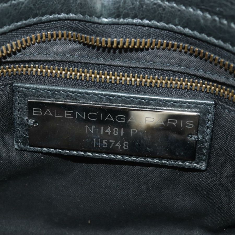 【日本直送】BALENCIAGA 城市手提包,皮革材質,兩用,黑色,貨號 115748,正品號 190388SAM-23