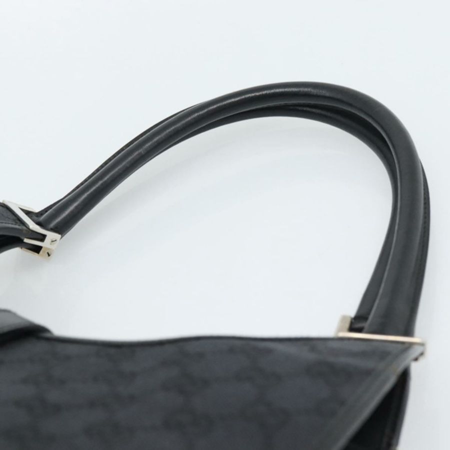 【日本直送】GUCCI GG帆布Jackie手提包 黑色 銀色 002 1067 正品 190433A-7