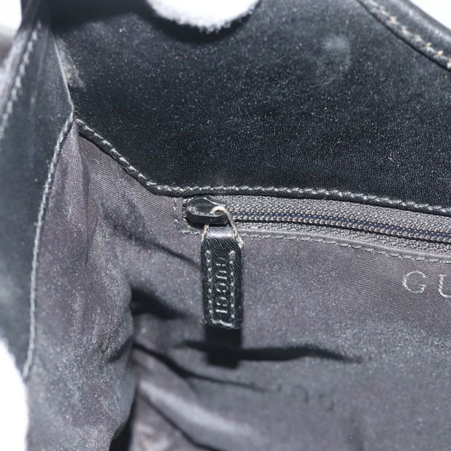 【日本直送】GUCCI GG帆布Jackie手提包 黑色 銀色 002 1067 正品 190433A-19