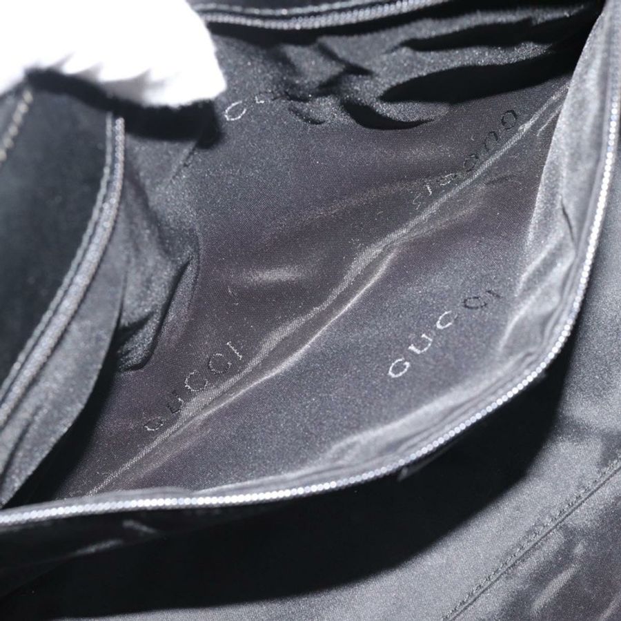 【日本直送】GUCCI GG帆布Jackie手提包 黑色 銀色 002 1067 正品 190433A-20