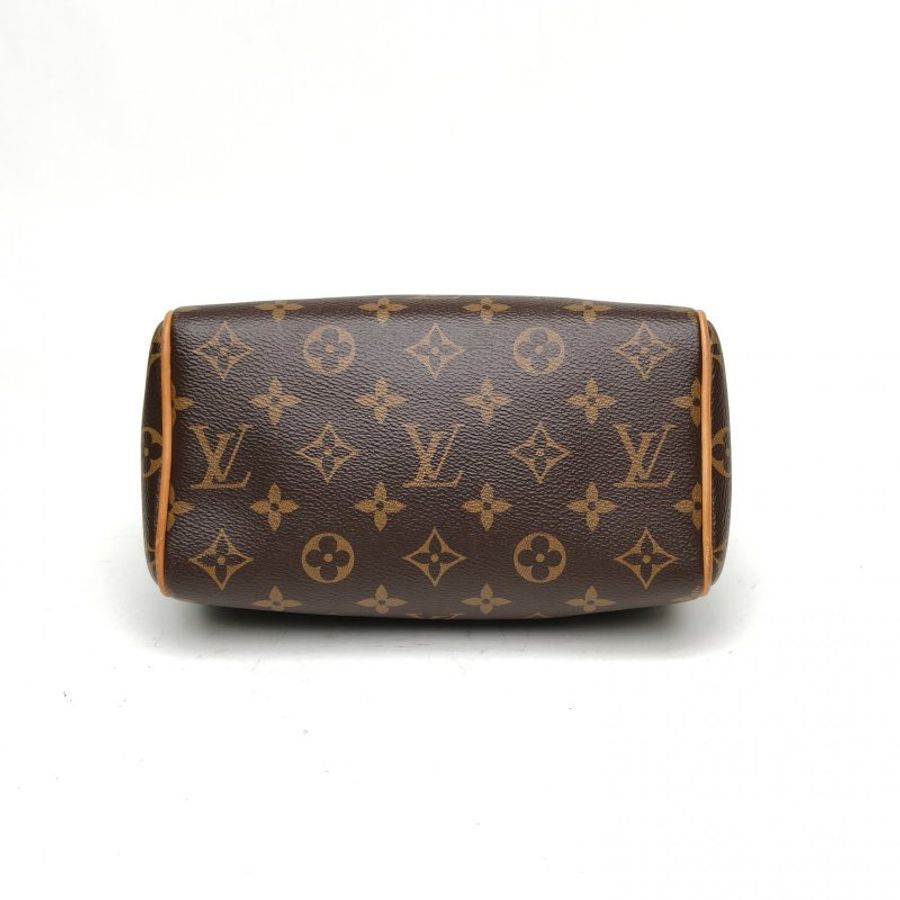 LOUIS VUITTON Sp20可拆卸黑白寬肩帶老花PVC晶片肩背包-4