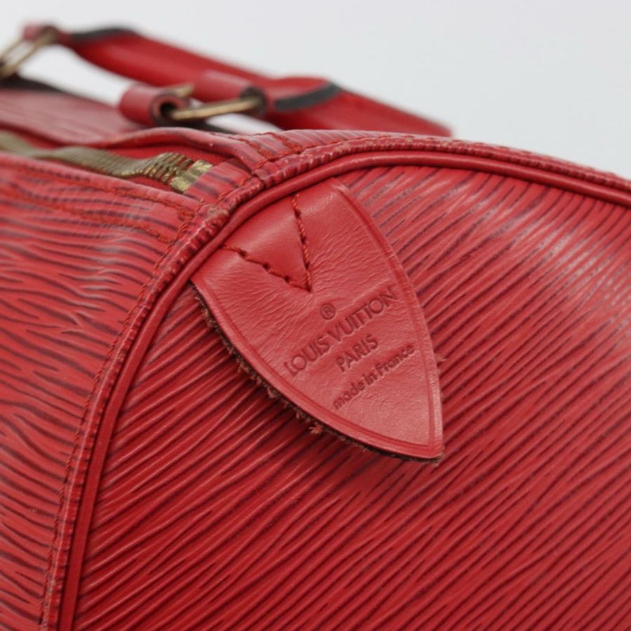 【日本直送】路易威登 Epi Speedy 35 手提包 卡斯蒂利亞紅 M42997 LV Auth 190649A-19