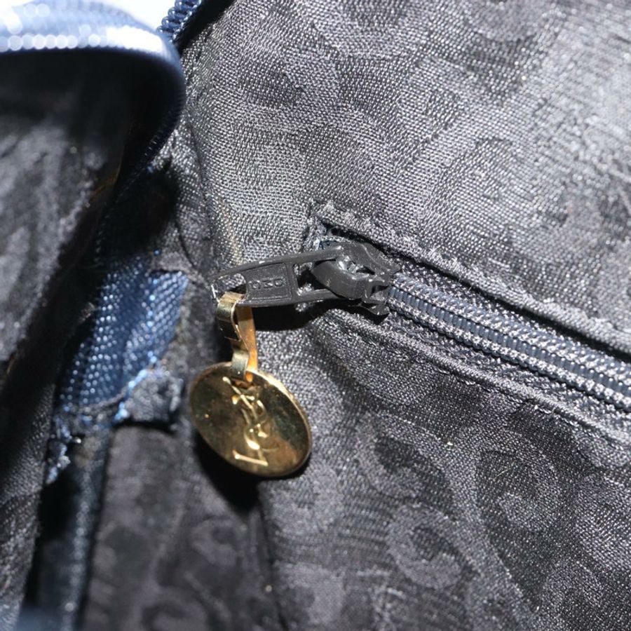【日本直送】SAINT LAURENT 阿拉伯紋樣肩背包,黑色皮革,金色,正品 190813A-19