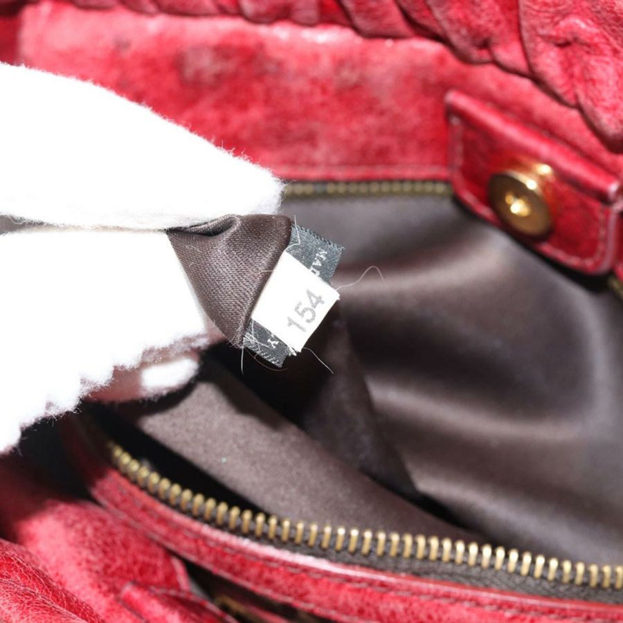 【日本直送】Miu Miu 手提包 皮革 兩用 紅色 金色 正品 186437SAM-11