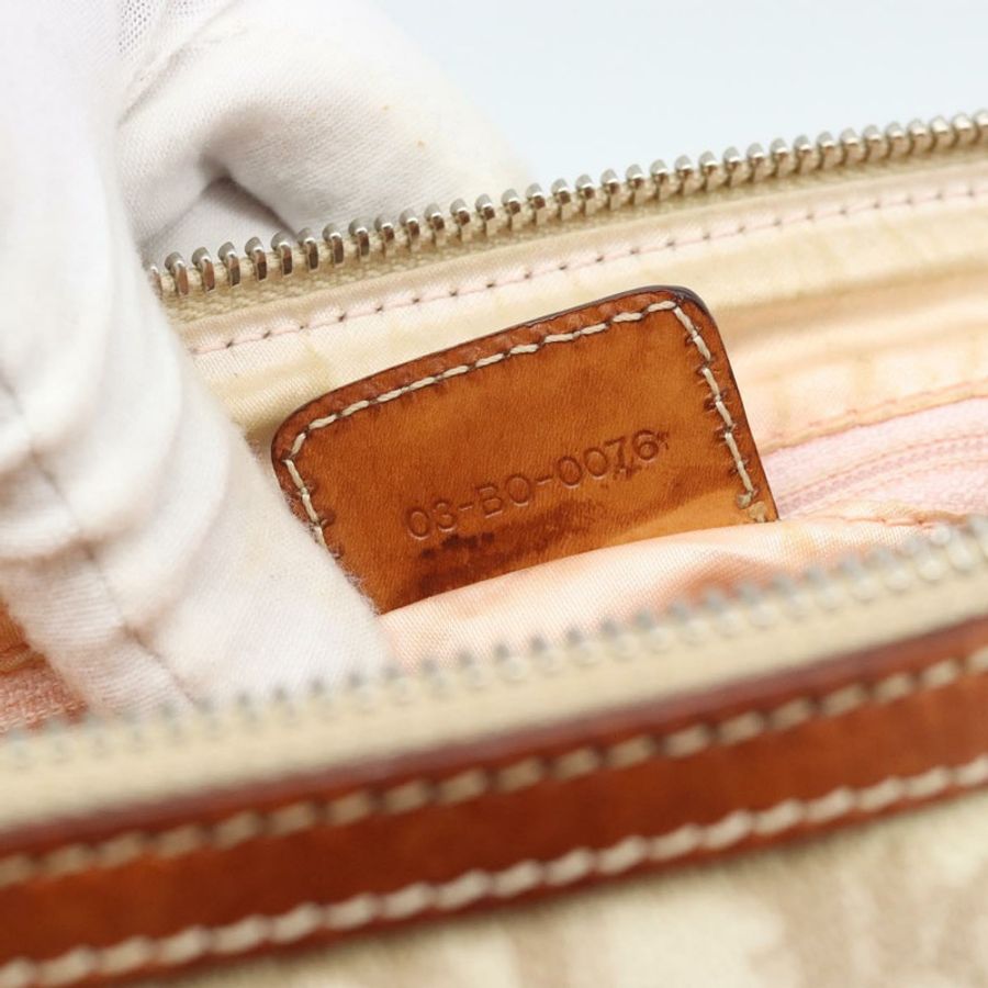 【日本直送】Christian Dior Trotter帆布鏈條浪漫包 PVC米色銀色 正品 187607V-11