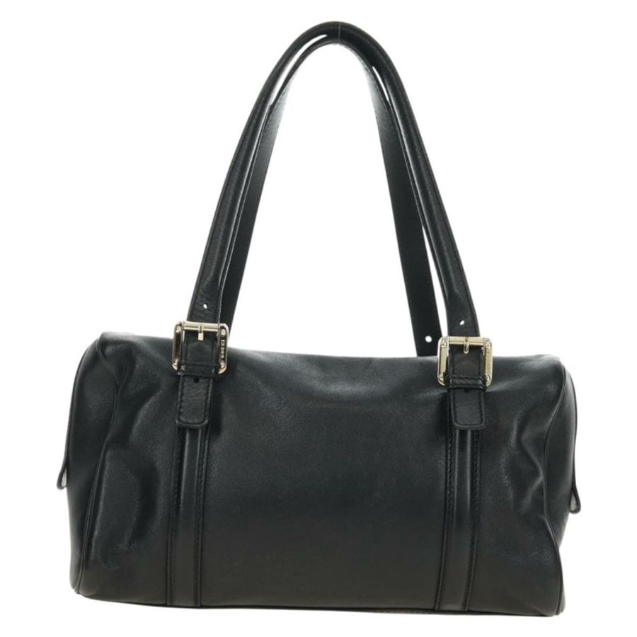【日本直送】GUCCI 手提包 皮革 黑色 金色 170009 正品 190912SAV-1