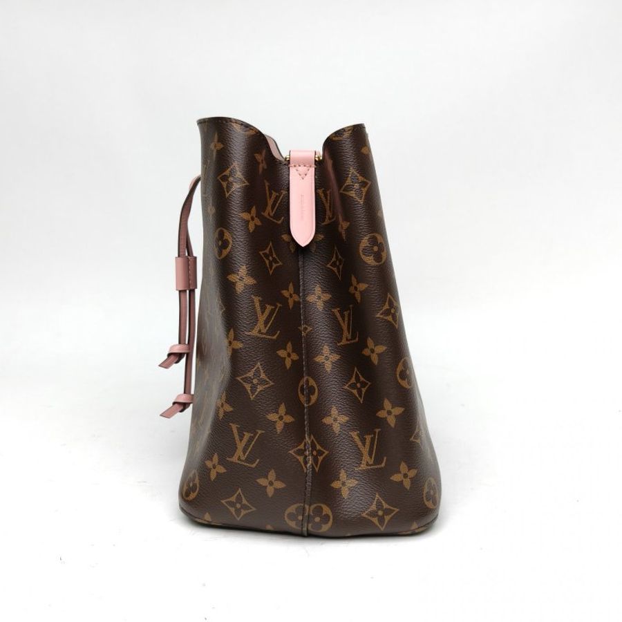 LOUIS VUITTON NÉONOÉ水桶包中號粉色內裏老花PVC金扣晶片肩背包-1