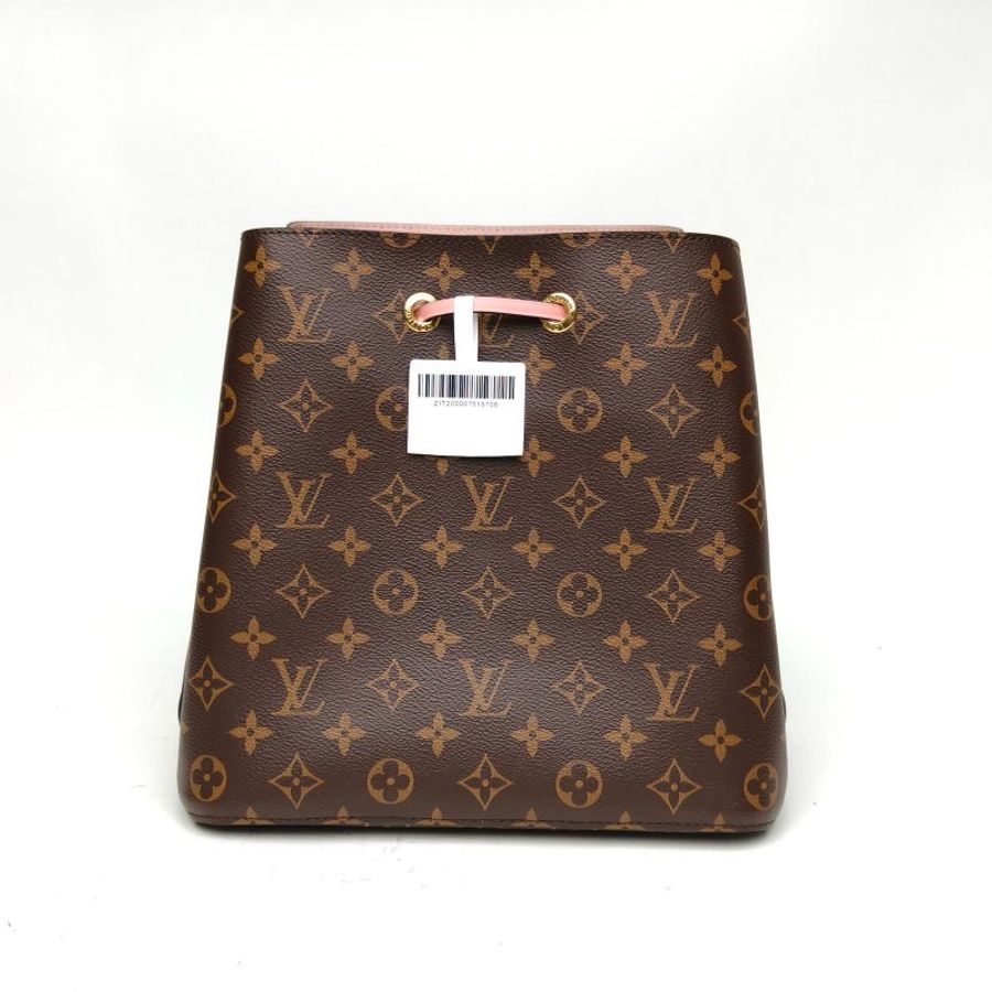 LOUIS VUITTON NÉONOÉ水桶包中號粉色內裏老花PVC金扣晶片肩背包-2