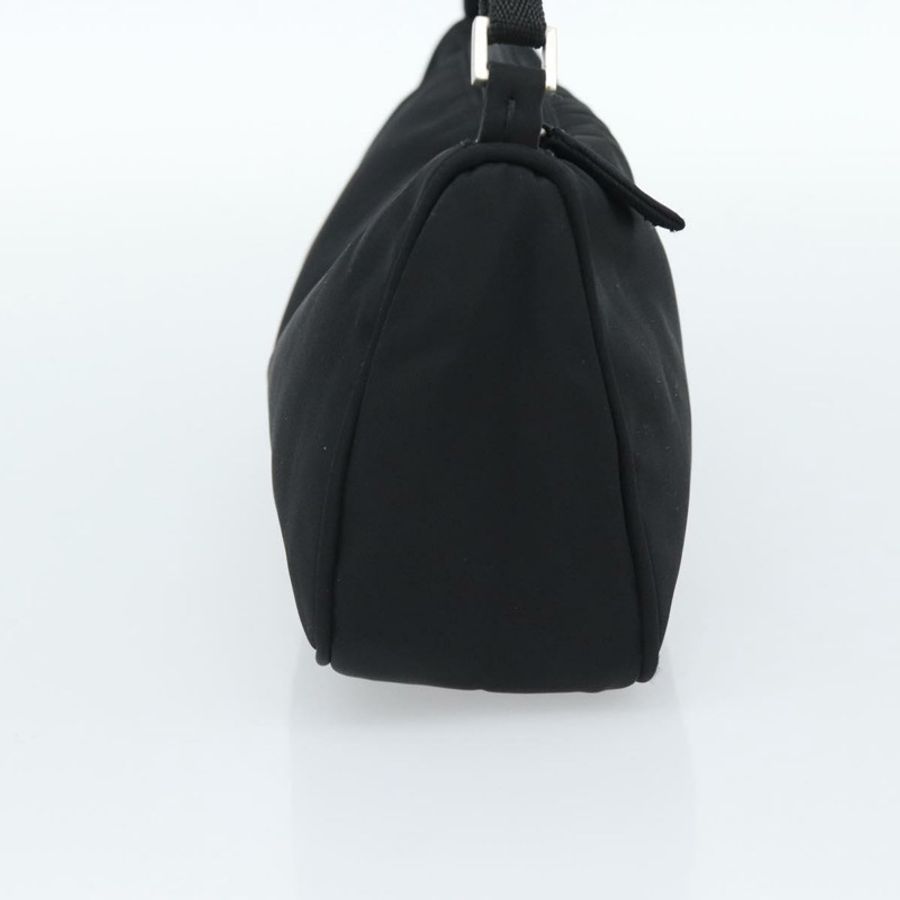 【日本直送】PRADA 尼龍黑色銀色配件包 Auth 191315V-2