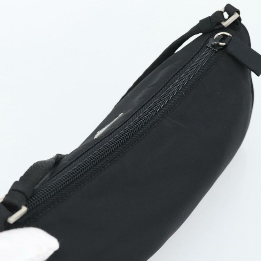 【日本直送】PRADA 尼龍黑色銀色配件包 Auth 191315V-5