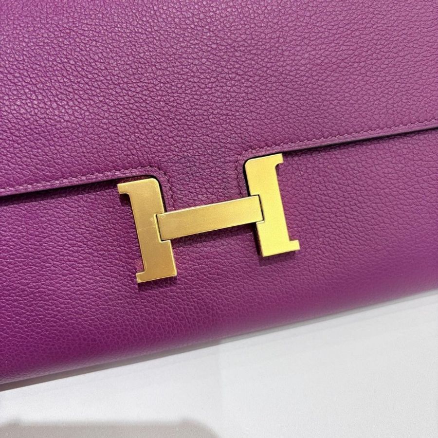 Hermes Constance long wallet P9 Anemone
Evercolor leather-10