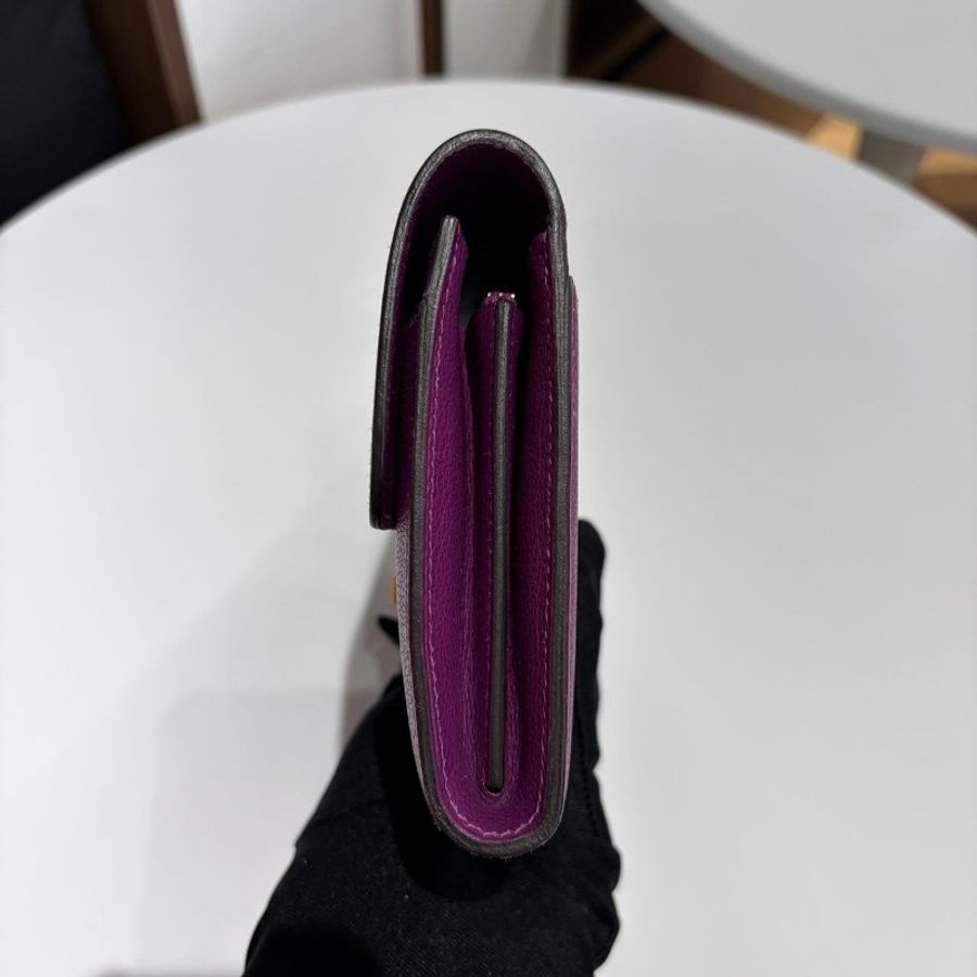 Hermes Constance long wallet P9 Anemone
Evercolor leather-16