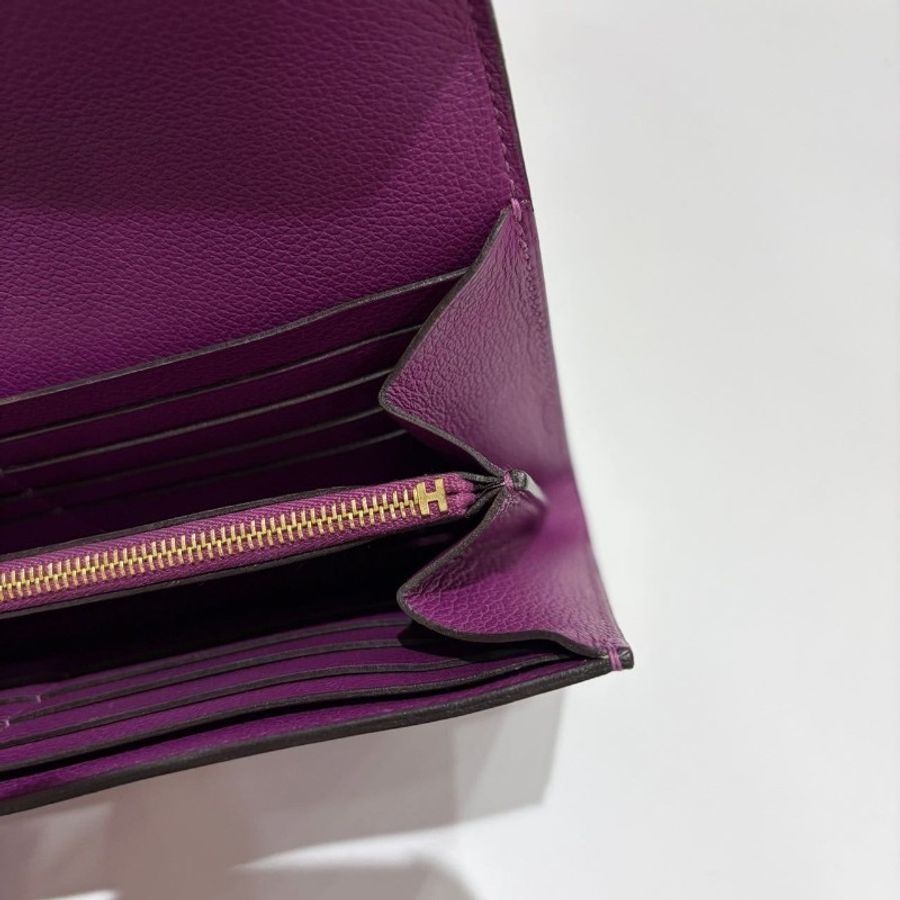 Hermes Constance long wallet P9 Anemone
Evercolor leather-18