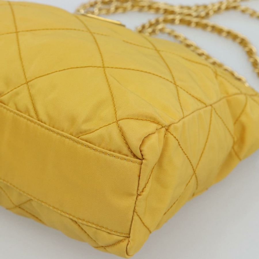 【日本直送】PRADA 尼龍黃金鏈單肩包 正品 190869A-7