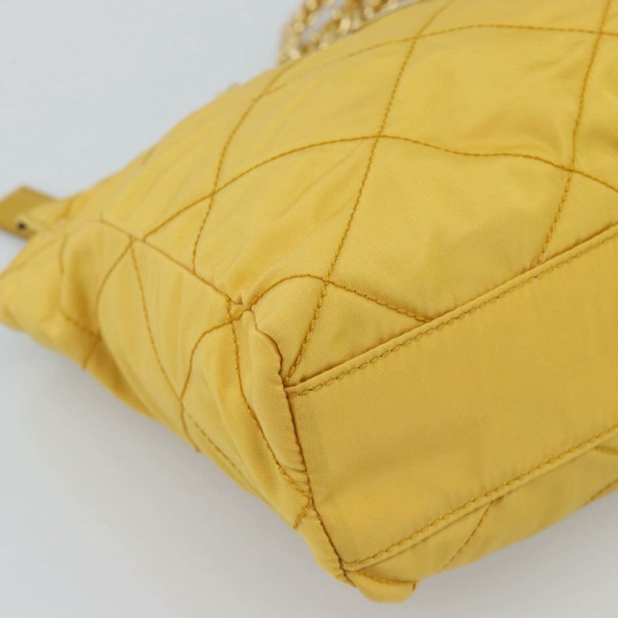 【日本直送】PRADA 尼龍黃金鏈單肩包 正品 190869A-14