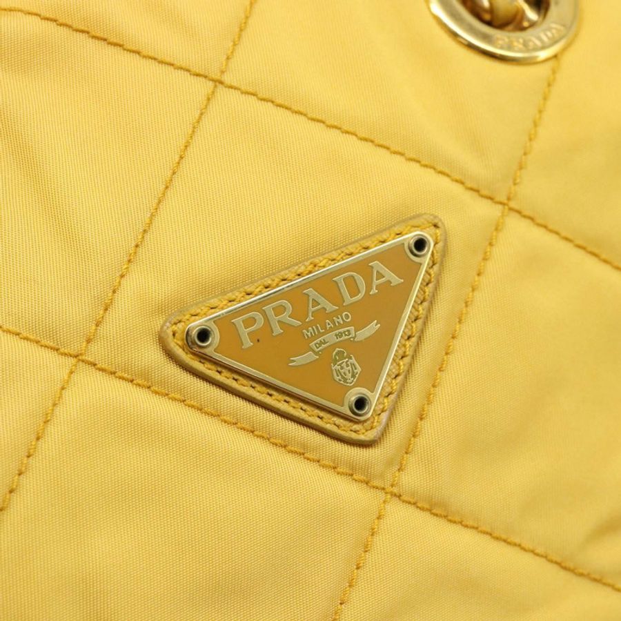 【日本直送】PRADA 尼龍黃金鏈單肩包 正品 190869A-17
