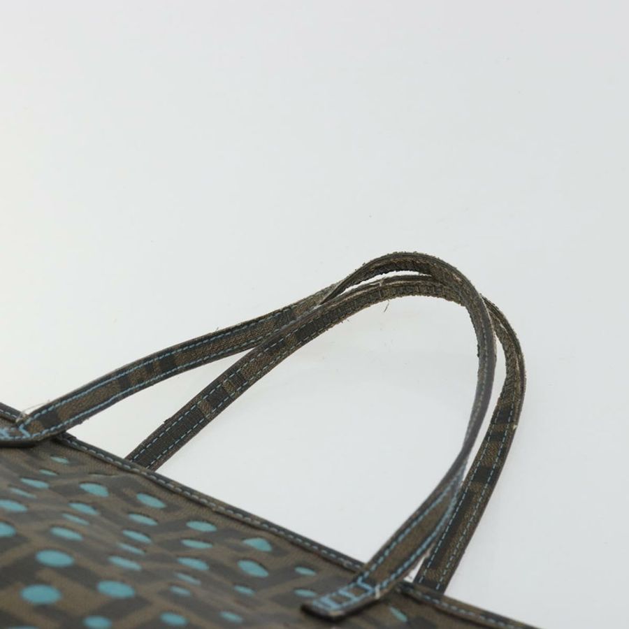 【日本直送】FENDI Zucca帆布手提包 PVC黑色棕色 正品 190868-7