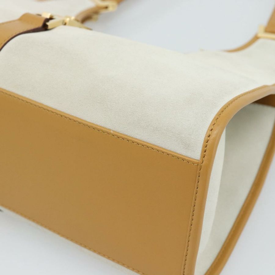 【日本直送】GUCCI 手提包 麂皮 灰色 金色 002 1067 正品 191272V-13