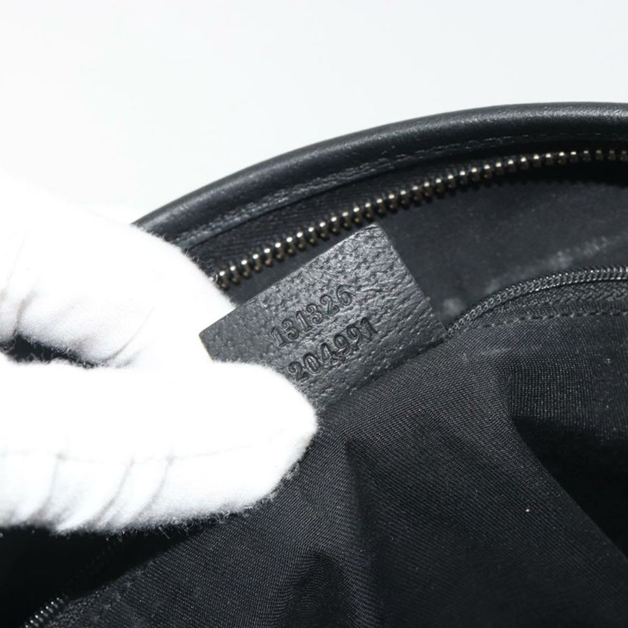 【日本直送】GUCCI GG帆布Abbey單肩包 黑色金色 131326 正品 191311A-11
