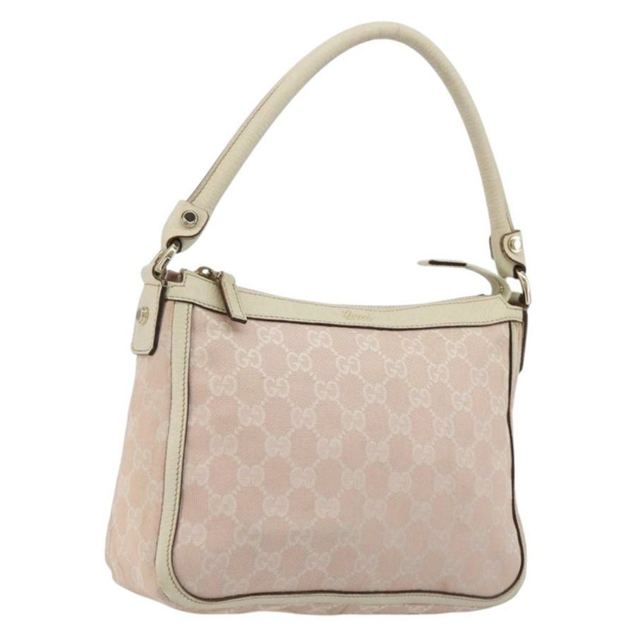 【日本直送】GUCCI GG帆布肩背包 粉金配色 146244 正品 191250A-0