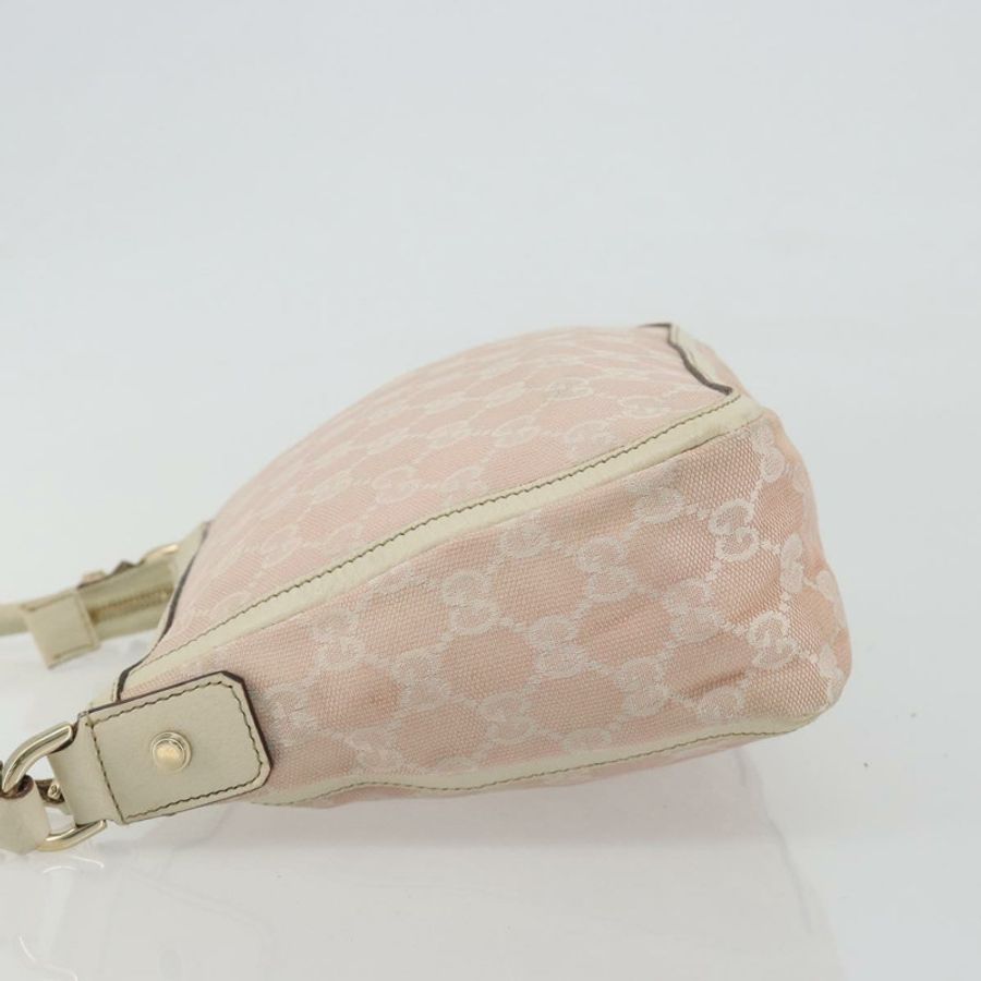 【日本直送】GUCCI GG帆布肩背包 粉金配色 146244 正品 191250A-3