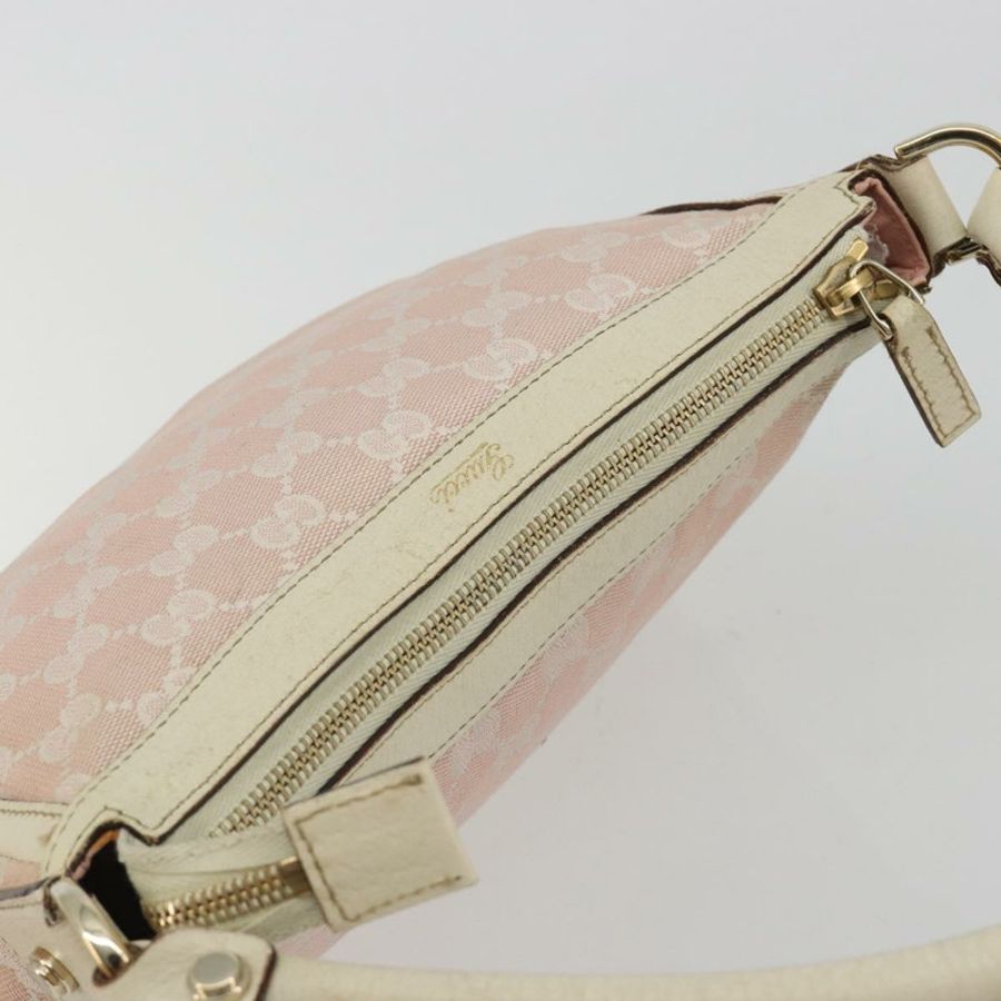 【日本直送】GUCCI GG帆布肩背包 粉金配色 146244 正品 191250A-5