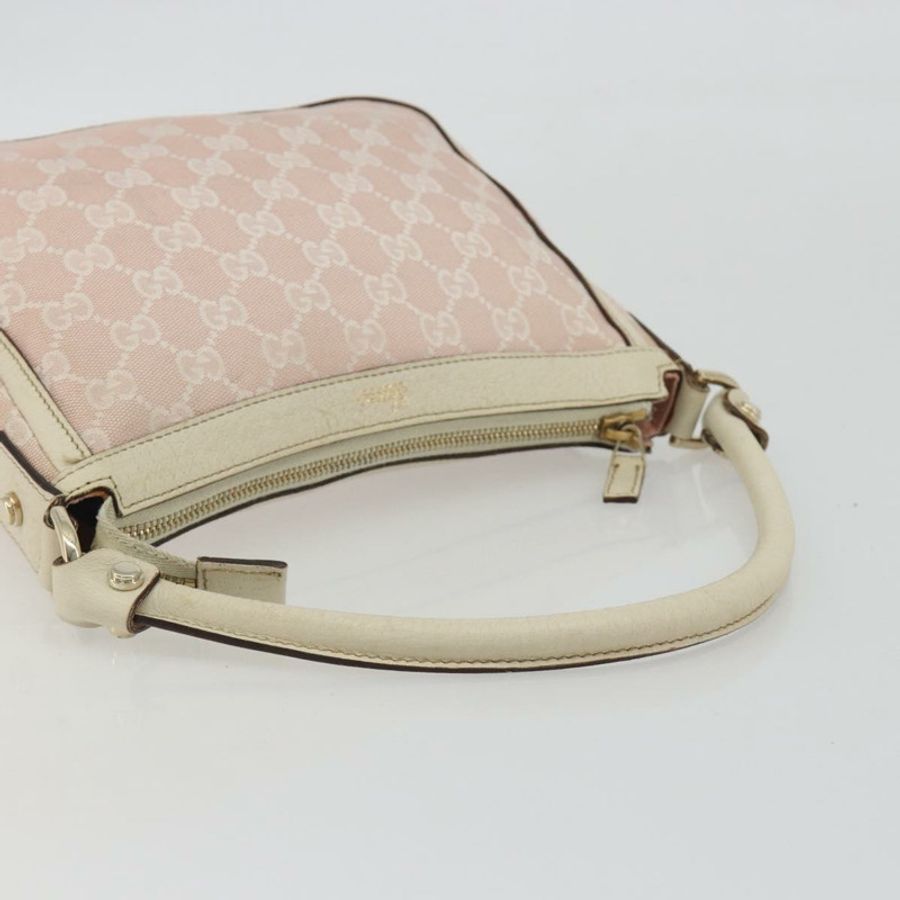 【日本直送】GUCCI GG帆布肩背包 粉金配色 146244 正品 191250A-6