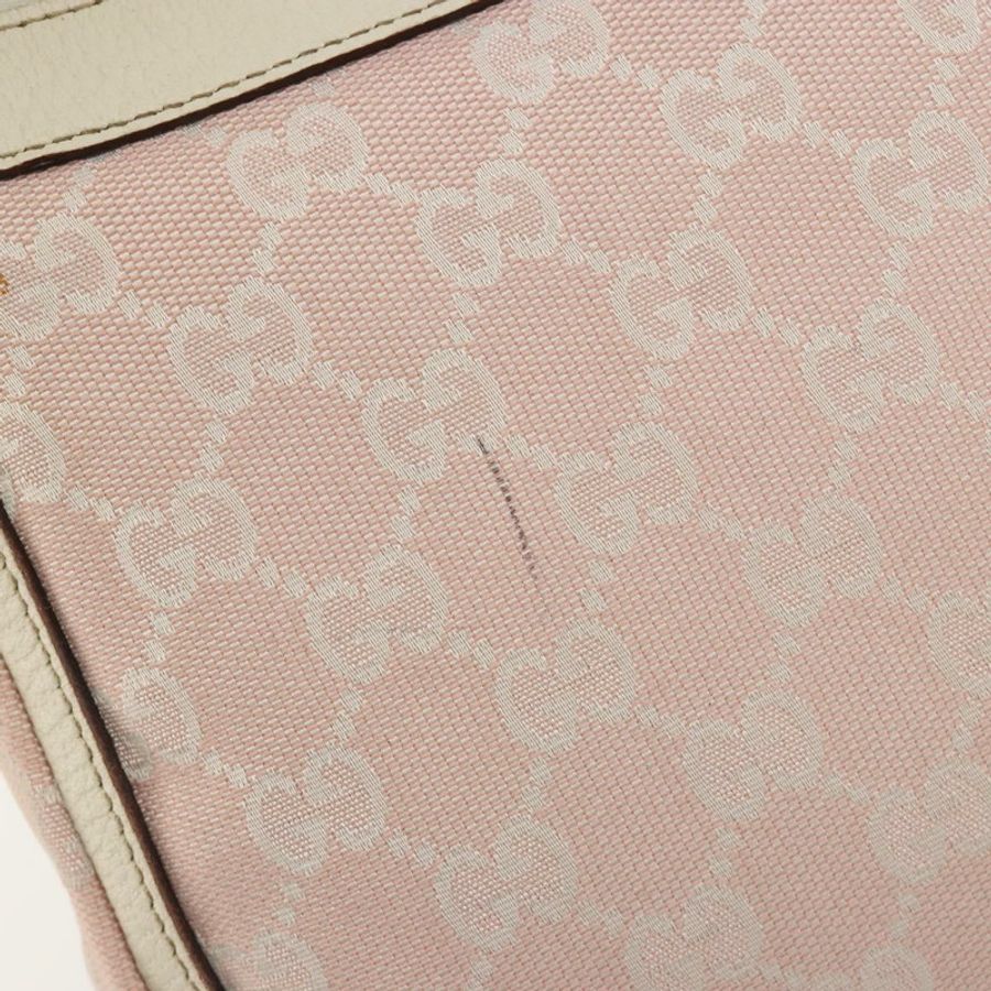 【日本直送】GUCCI GG帆布肩背包 粉金配色 146244 正品 191250A-8