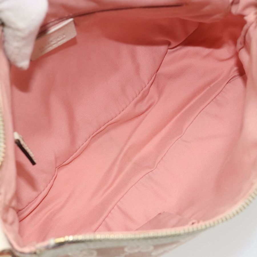 【日本直送】GUCCI GG帆布肩背包 粉金配色 146244 正品 191250A-10