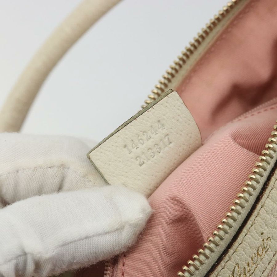 【日本直送】GUCCI GG帆布肩背包 粉金配色 146244 正品 191250A-11