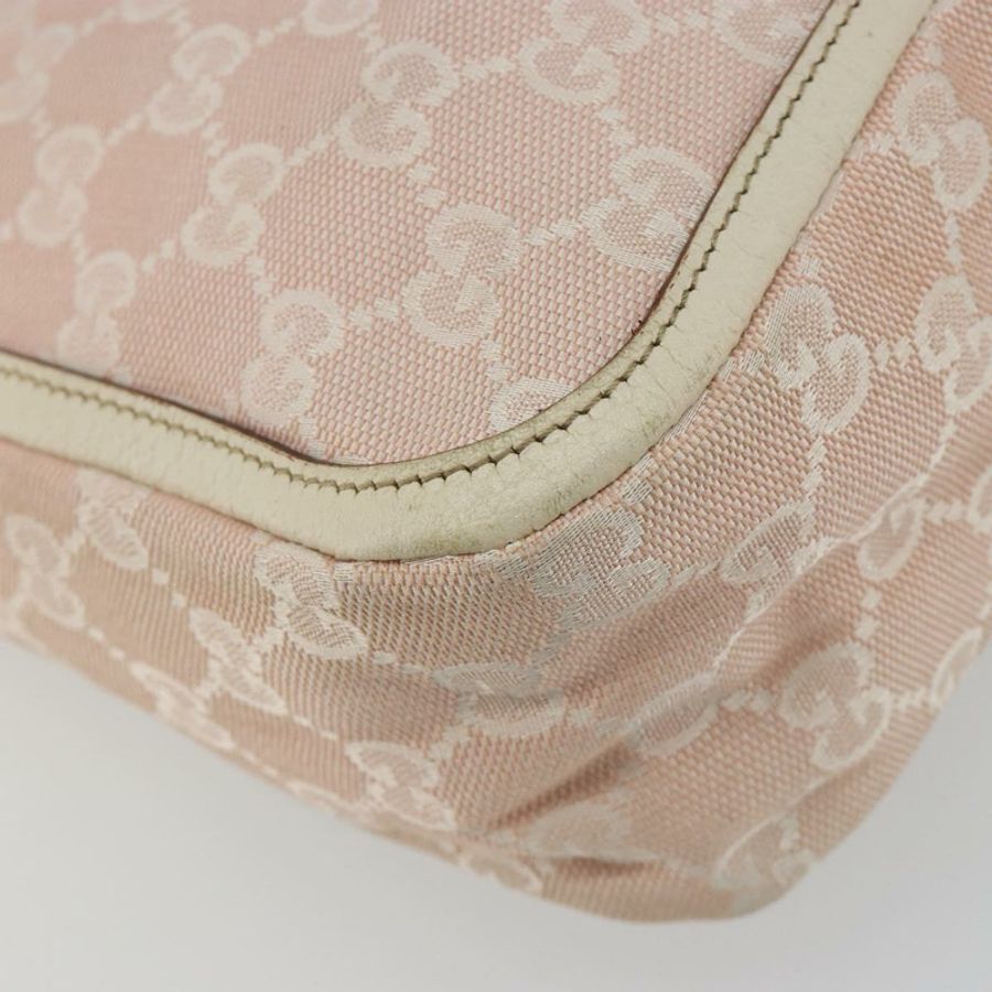 【日本直送】GUCCI GG帆布肩背包 粉金配色 146244 正品 191250A-14