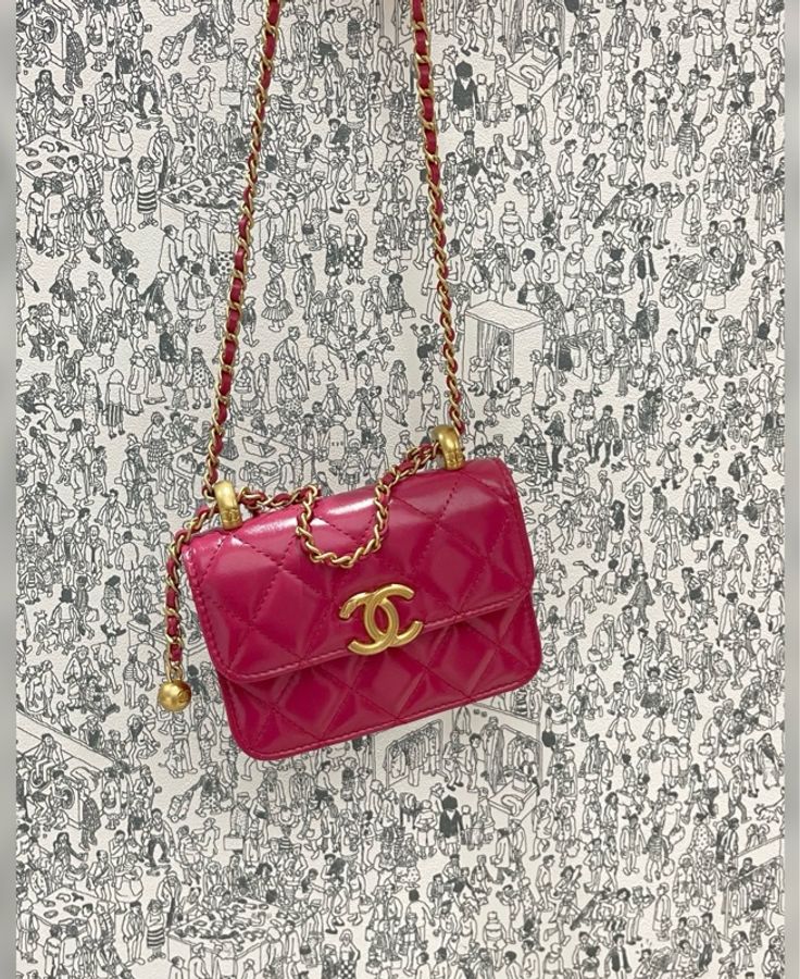 Chanel 雙金球 mini bag-4