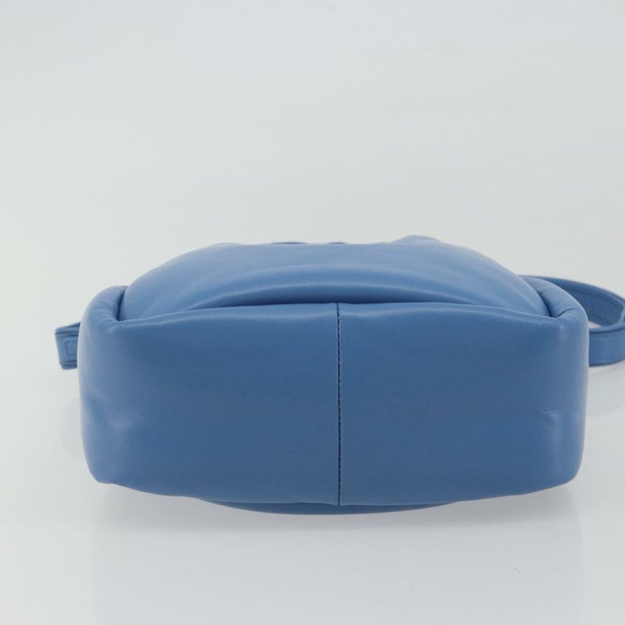 【日本直送】PRADA 手袋 皮革 兩用 藍色 銀色 正品 191476SM-4