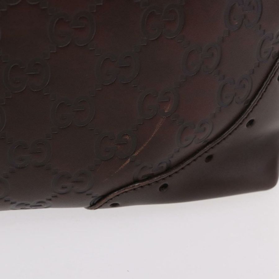 【日本直送】GUCCI GG帆布Guccissima托特包 皮革 棕色 金色 145993 正品 191338V-2