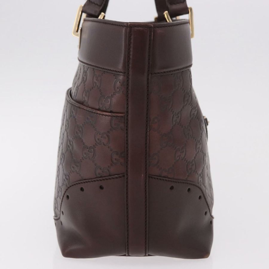 【日本直送】GUCCI GG帆布Guccissima托特包 皮革 棕色 金色 145993 正品 191338V-4