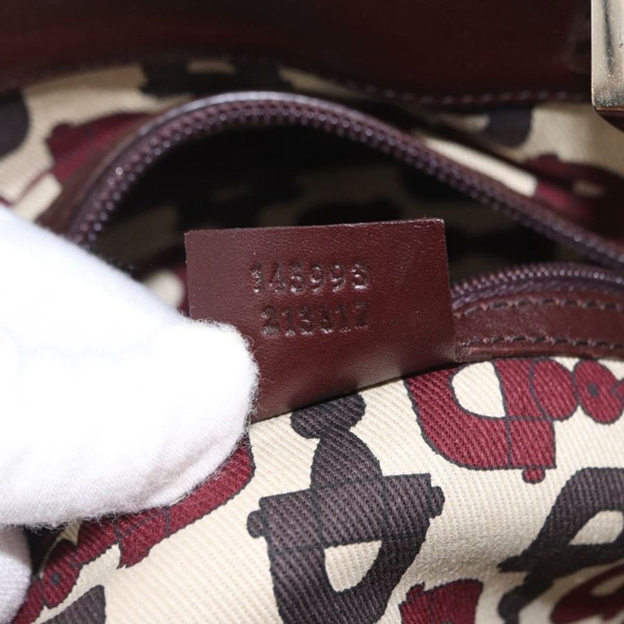 【日本直送】GUCCI GG帆布Guccissima托特包 皮革 棕色 金色 145993 正品 191338V-10