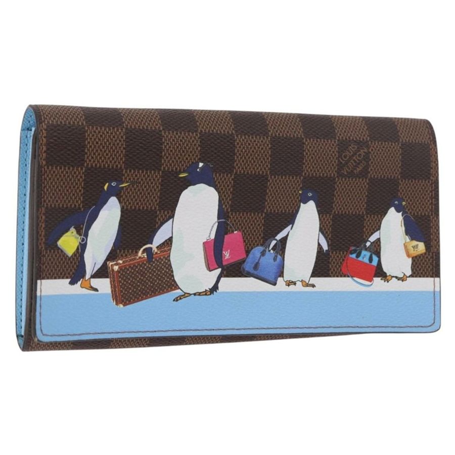 【日本直送】路易威登 Damier Ebene Portefeuille Sarah 長皮夾 N64426 LV 正品 191659M-0