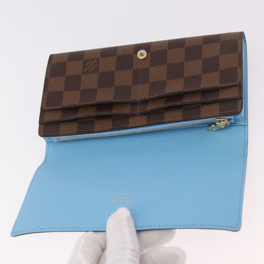 【日本直送】路易威登 Damier Ebene Portefeuille Sarah 長皮夾 N64426 LV 正品 191659M-18