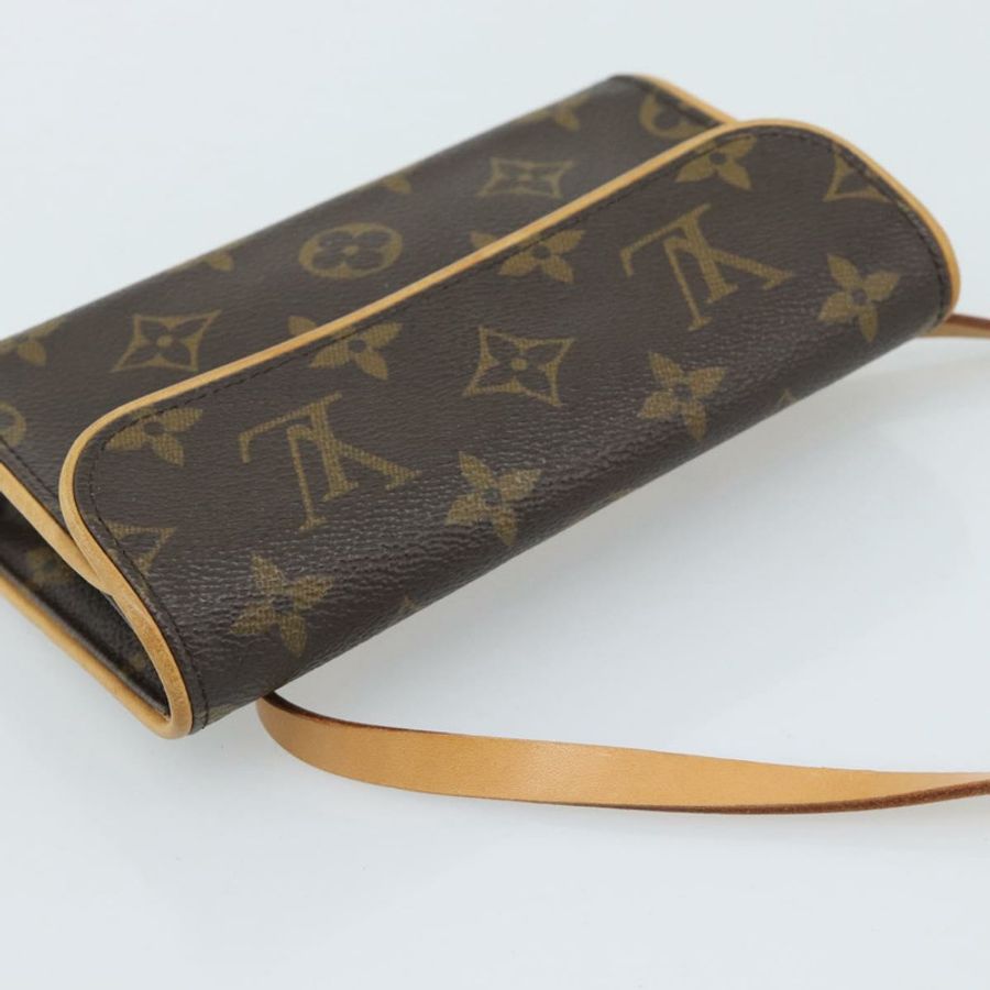 【日本直送】路易威登 Monogram Pochette Florentine 腰包 M51855 LV Auth ar14063-5