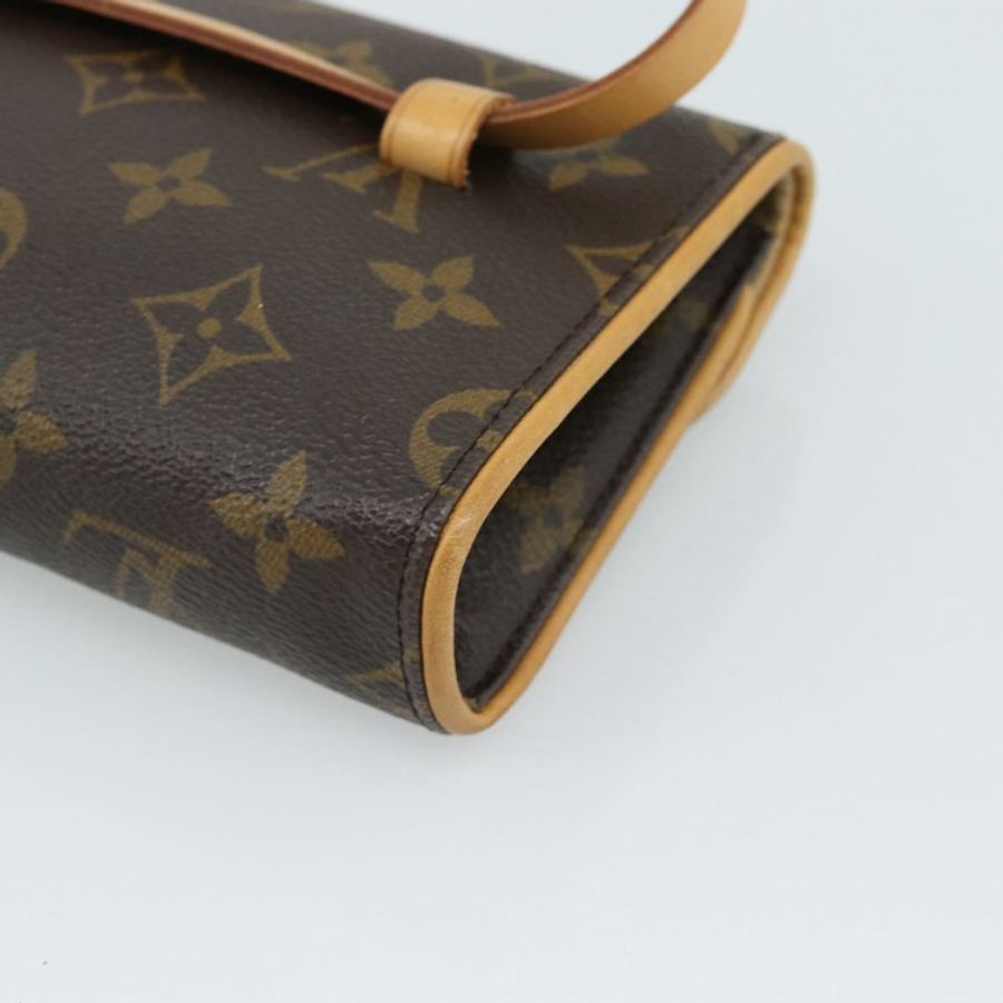 【日本直送】路易威登 Monogram Pochette Florentine 腰包 M51855 LV Auth ar14063-14
