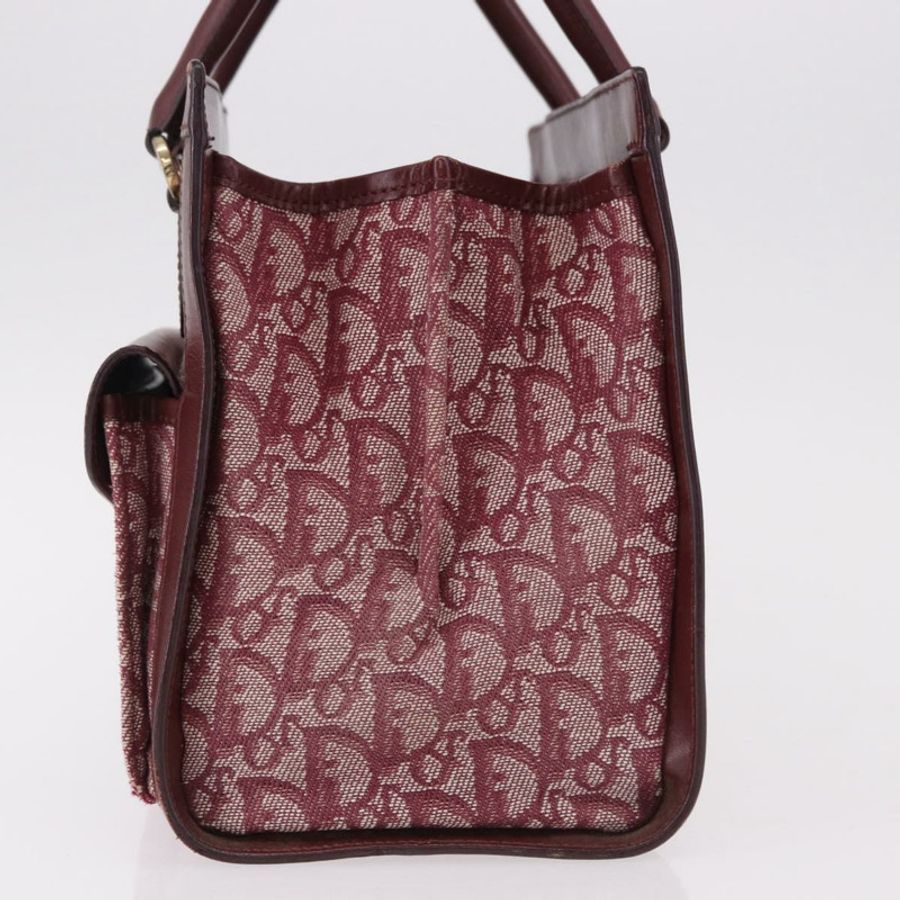 【日本直送】Christian Dior Trotter帆布手提包 紅色金色 正品 191301V-2